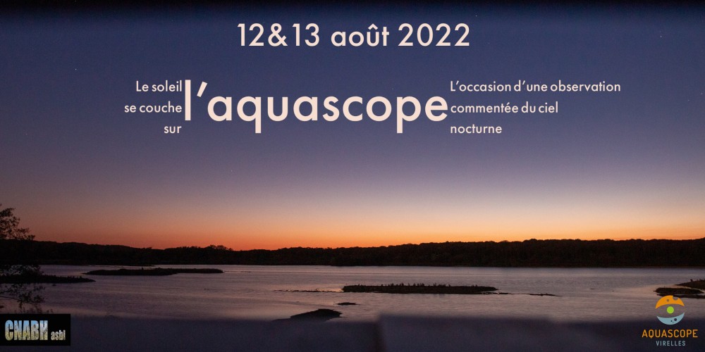 Etoiles filantes à l'Aquascope Virelles